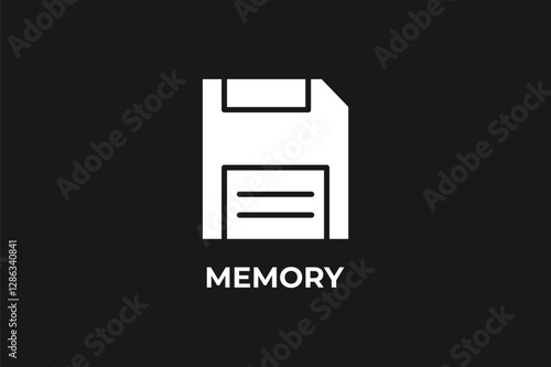 Memory Vector, Icon Or Logo Sign Isolated Symbol Illustration