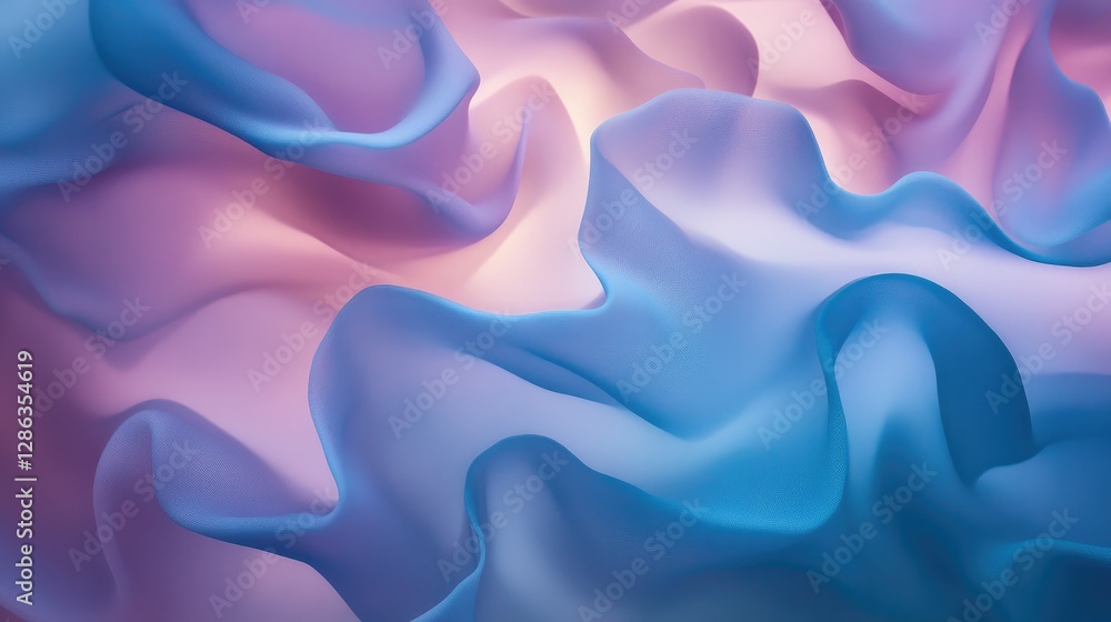 Fototapeta premium Blurry abstract pastel gradient with a subtle luminous effect, perfect for creative background