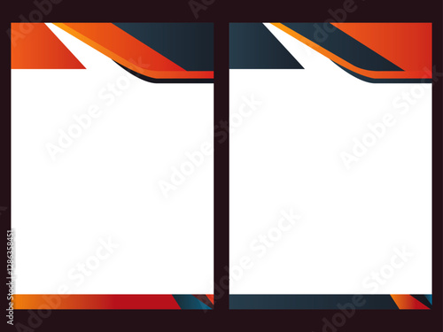Creative Abstract Letterhead for Standout Branding.