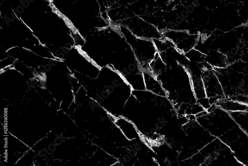 Wallpaper Mural Natural black marble stone background pattern Torontodigital.ca