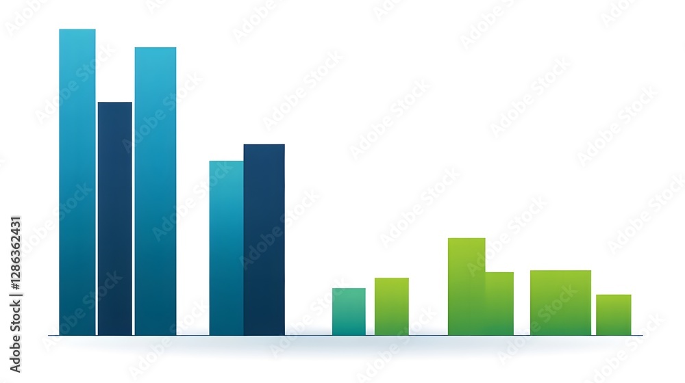 Visual representation of data using color coded bar charts Visual representation of data using color coded bar charts