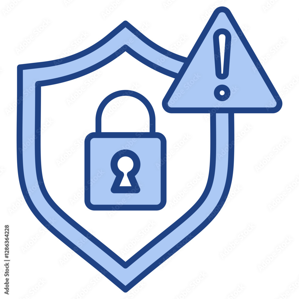 Security Blue Icon Security Blue Icon
