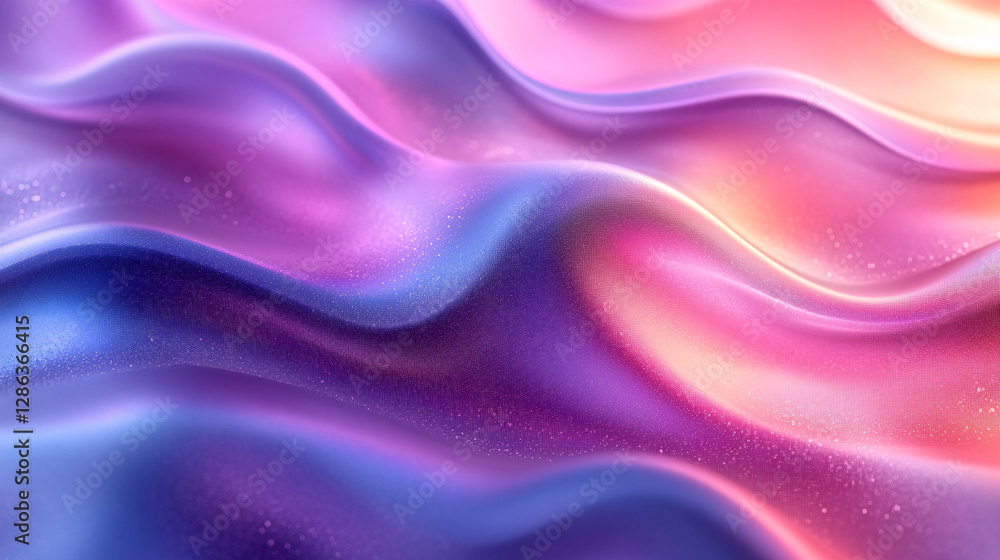 Obraz premium Smooth color transition with artistic noise texture, forming a trendy and futuristic abstract pattern