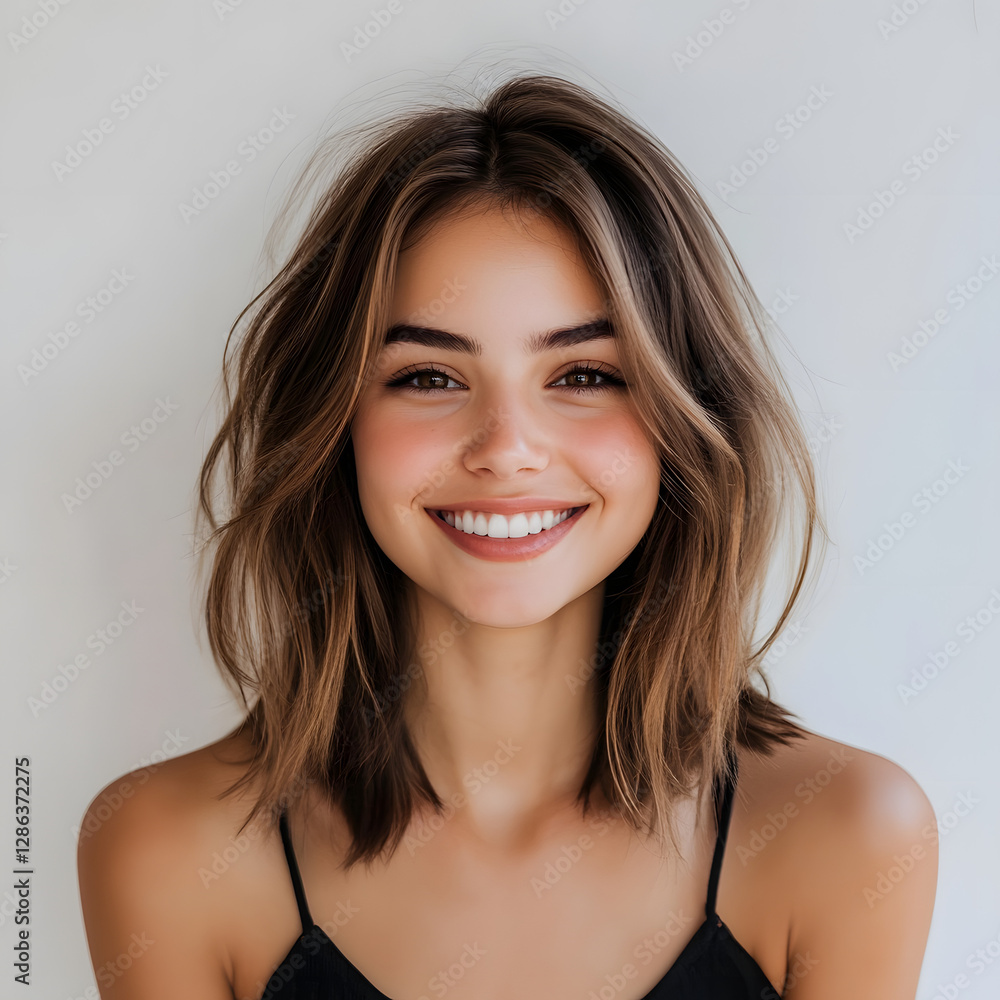 Radiant Woman with a Perfect Smile Radiant Woman with a Perfect Smile