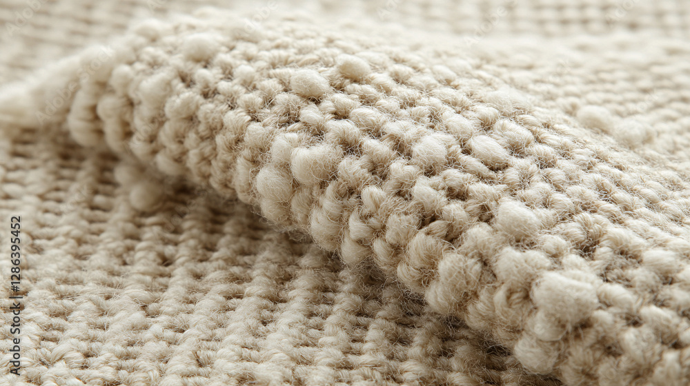 Soft beige fabric texture with cozy, woven appearance, ideal for home decor. intricate pattern adds warmth and comfort to any space Soft beige fabric texture with cozy, woven appearance, ideal for home decor. intricate pattern adds warmth and comfort to any space