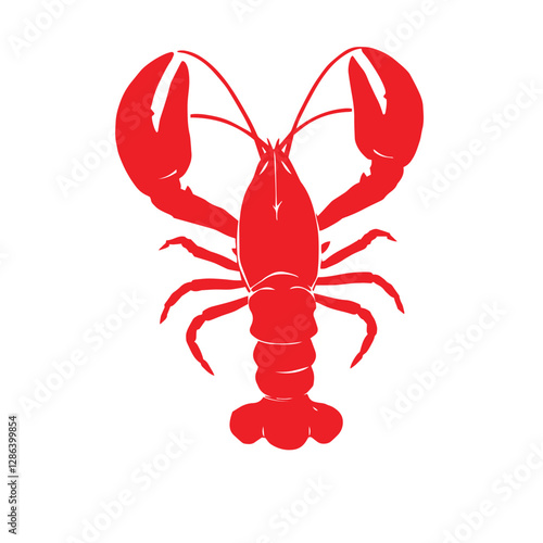Crayfish prawn shrimp lobster seafood logo design inspiration symbol vector illustration.