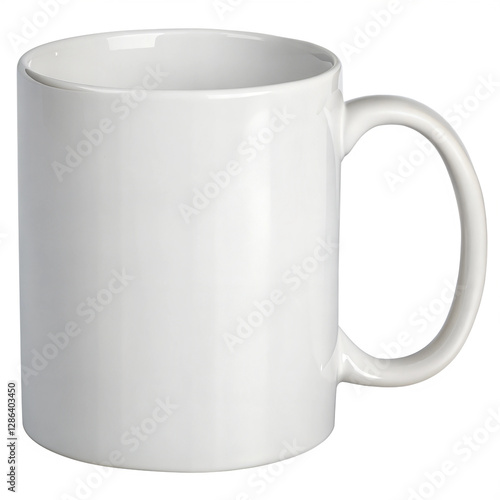 Plain White Mug, No Print, 11oz Ceramic, 200x96mm for Mockups photo