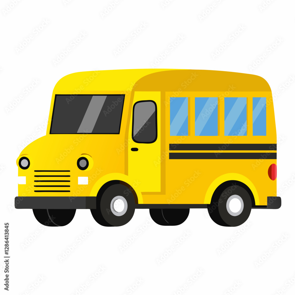 school bus isolated on white school bus isolated on white