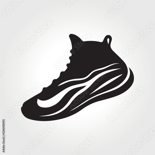 Boot Silhouette Vector – Stylish Footwear EPS Clipart