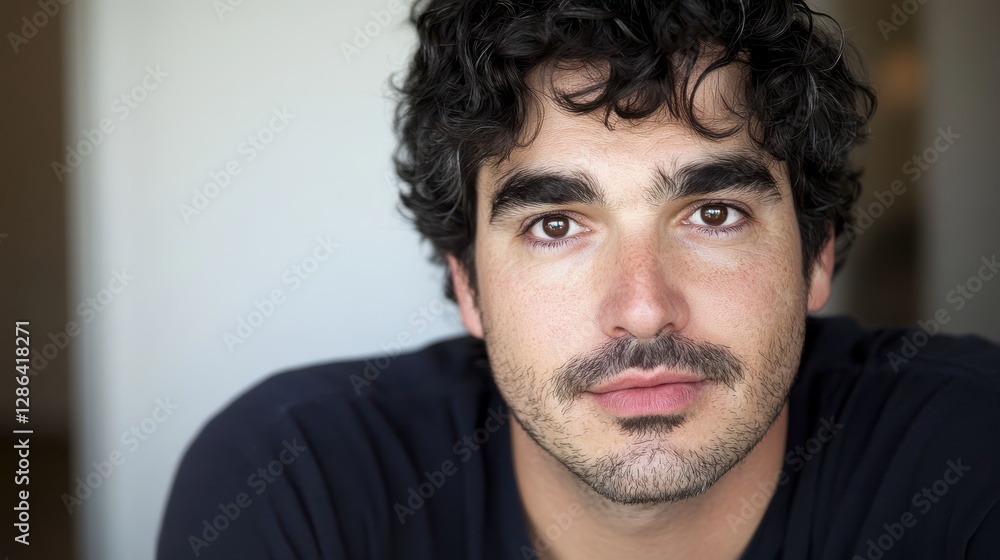 A contemplative face captures the essence of a comedian deep in thought, perhaps crafting the next punchline. A contemplative face captures the essence of a comedian deep in thought, perhaps crafting the next punchline.
