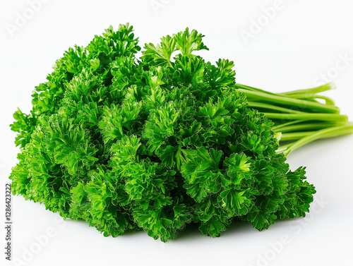 Fresh Organic Parsley Bunches: Nutritious Green Herbs for Cooking and Seasoning Dishes