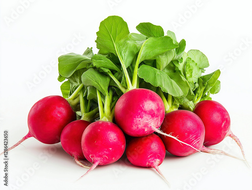 Organic Fresh Radishes: Crunchy Root Vegetables Packed with Nutrition and Vitamins