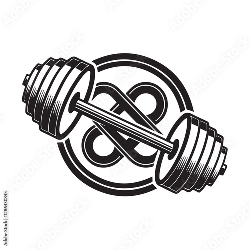 Sporty & Strong Gym Logo