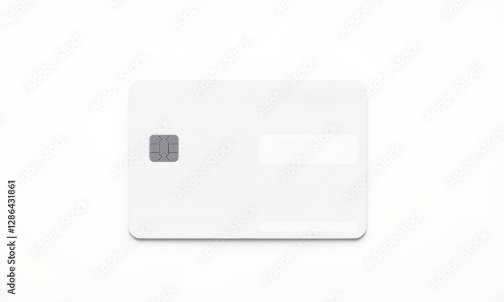 Minimalist bank card mockup with sleek design and chip feature. Ideal for showcasing financial services or digital payment solutions Minimalist bank card mockup with sleek design and chip feature. Ideal for showcasing financial services or digital payment solutions