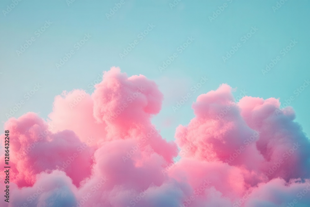 fluffy pink clouds floating in a pastel sky cotton candy texture soft dreamy light whimsical fantasy vibe gentle gradients serene and uplifting mood ethereal open composition fluffy pink clouds floating in a pastel sky cotton candy texture soft dreamy light whimsical fantasy vibe gentle gradients serene and uplifting mood ethereal open composition