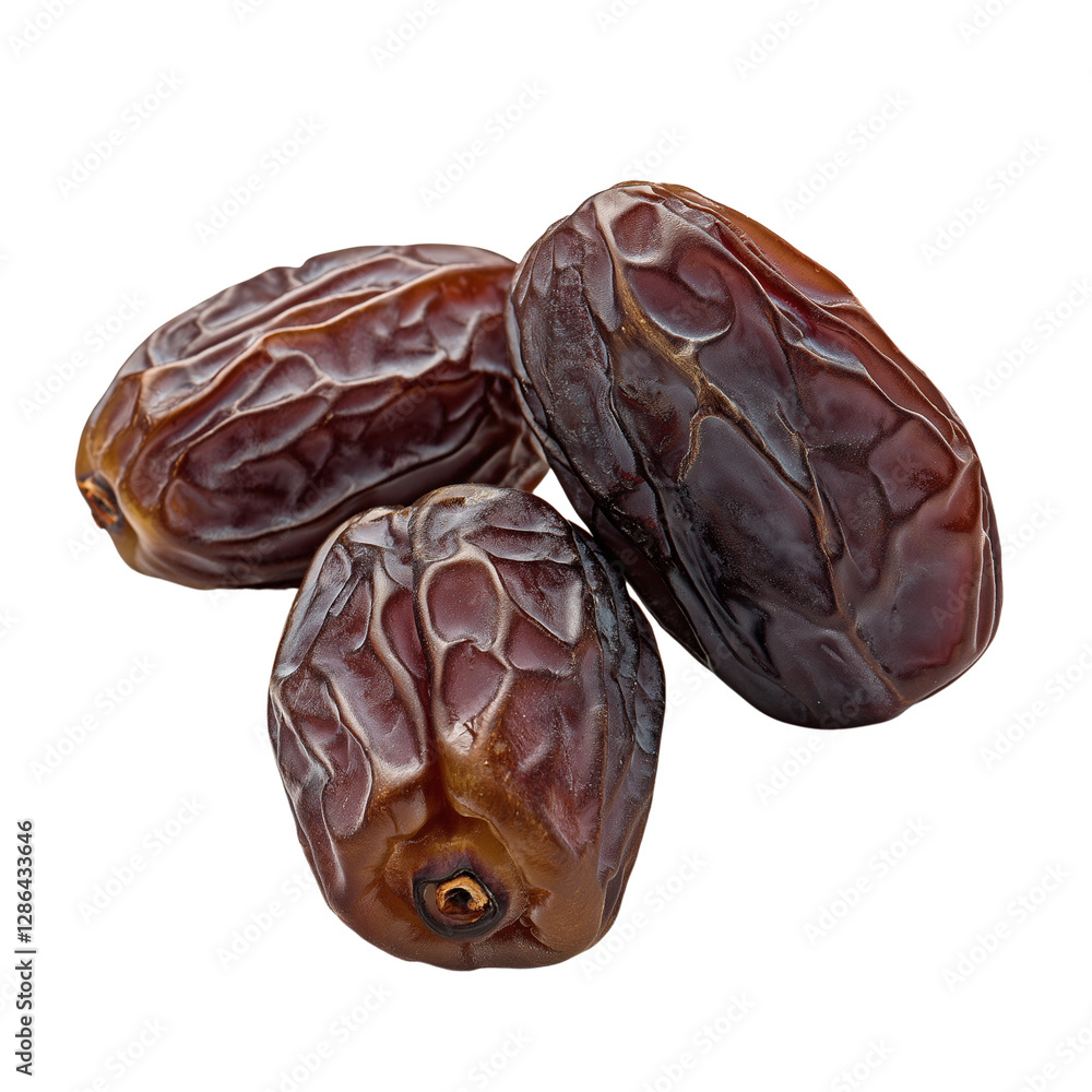 4 dried dates isolated on a transparent background 4 dried dates isolated on a transparent background