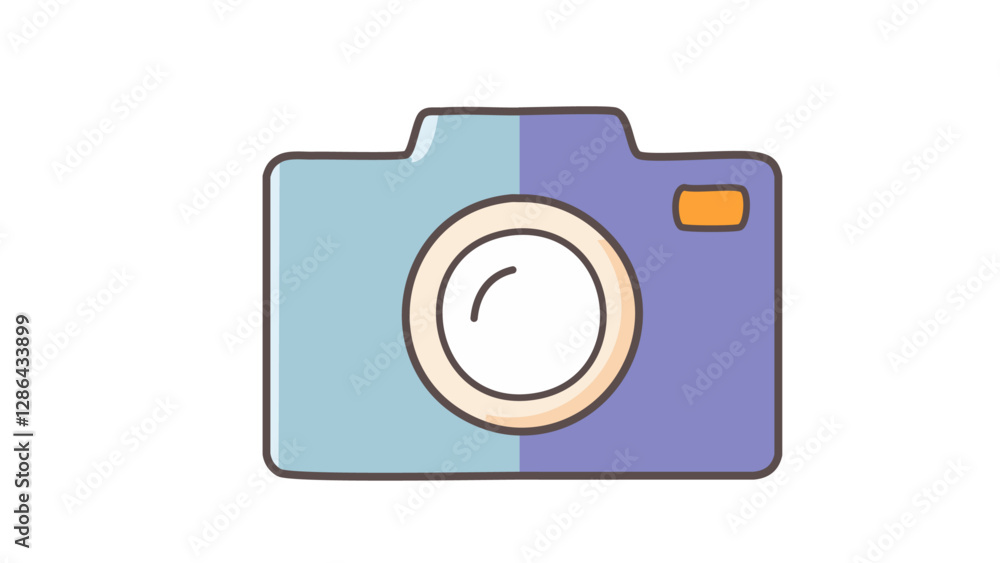 camera icon , vector with white background camera icon , vector with white background