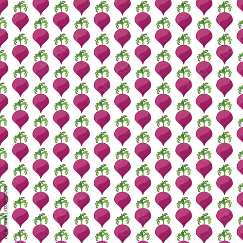 seamless pattern with beetroot