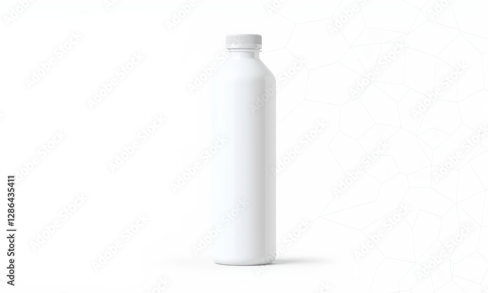 clean, minimalist reusable water bottle mockup in white, perfect for showcasing eco friendly designs and branding. Ideal for product presentations and marketing materials clean, minimalist reusable water bottle mockup in white, perfect for showcasing eco friendly designs and branding. Ideal for product presentations and marketing materials