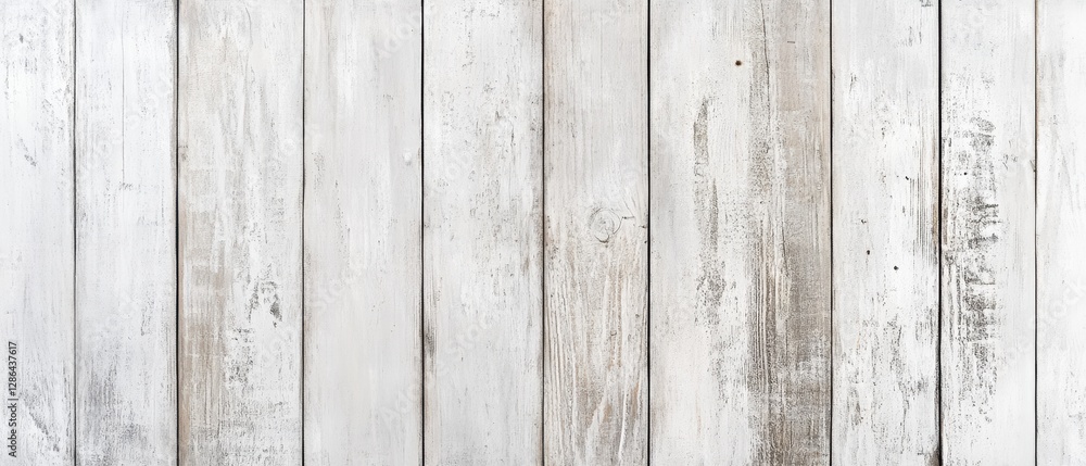 White weathered wood planks background, rustic wooden texture for design, minimalist and vintage style, perfect for home decor and crafting projects. White weathered wood planks background, rustic wooden texture for design, minimalist and vintage style, perfect for home decor and crafting projects.