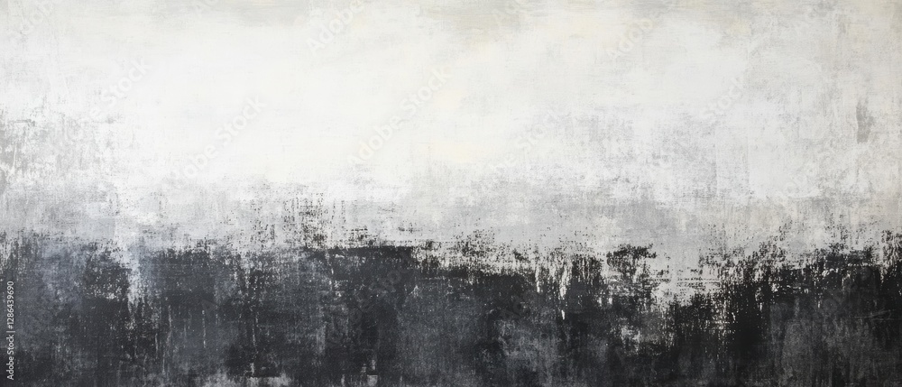 Abstract monochrome painting in shades of gray and white, textured canvas artwork for contemporary home decor, minimalistic wall art background. Abstract monochrome painting in shades of gray and white, textured canvas artwork for contemporary home decor, minimalistic wall art background.