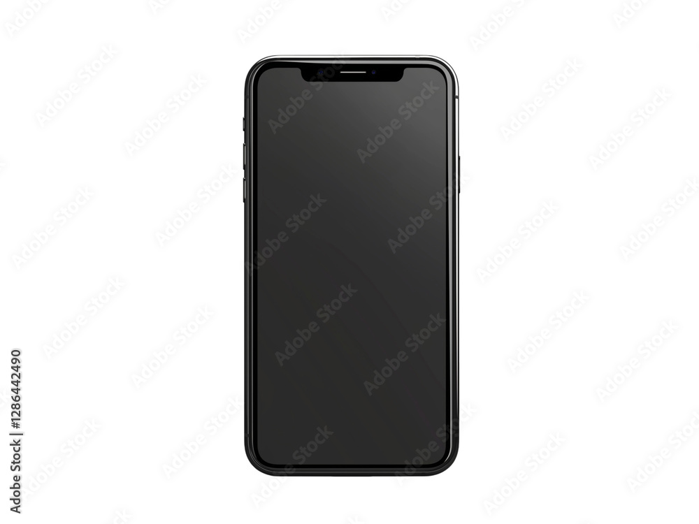 Empty smartphone screen Generative AI Empty smartphone screen Generative AI