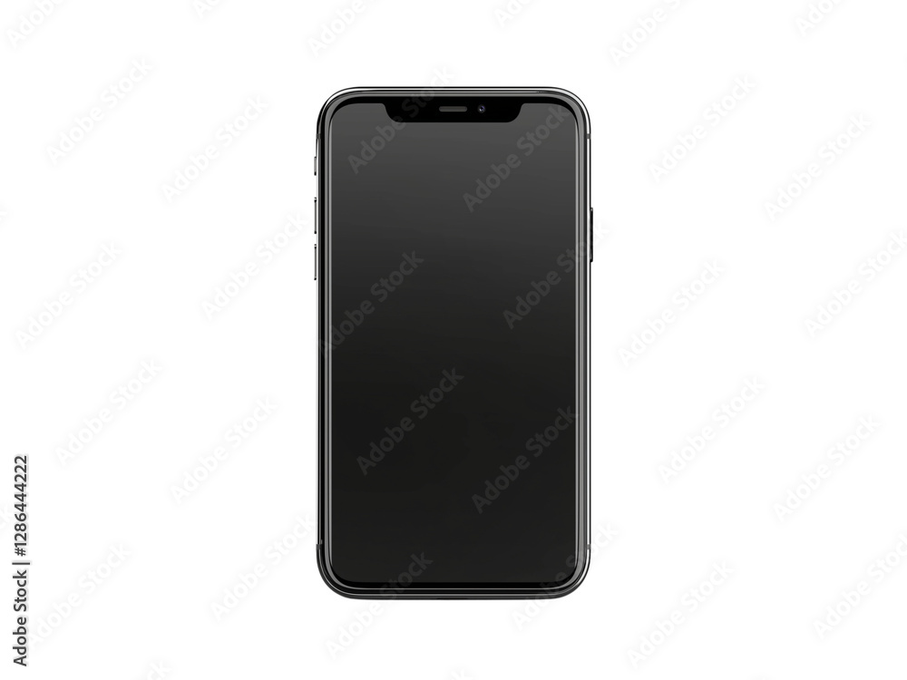 Empty smartphone screen Generative AI Empty smartphone screen Generative AI