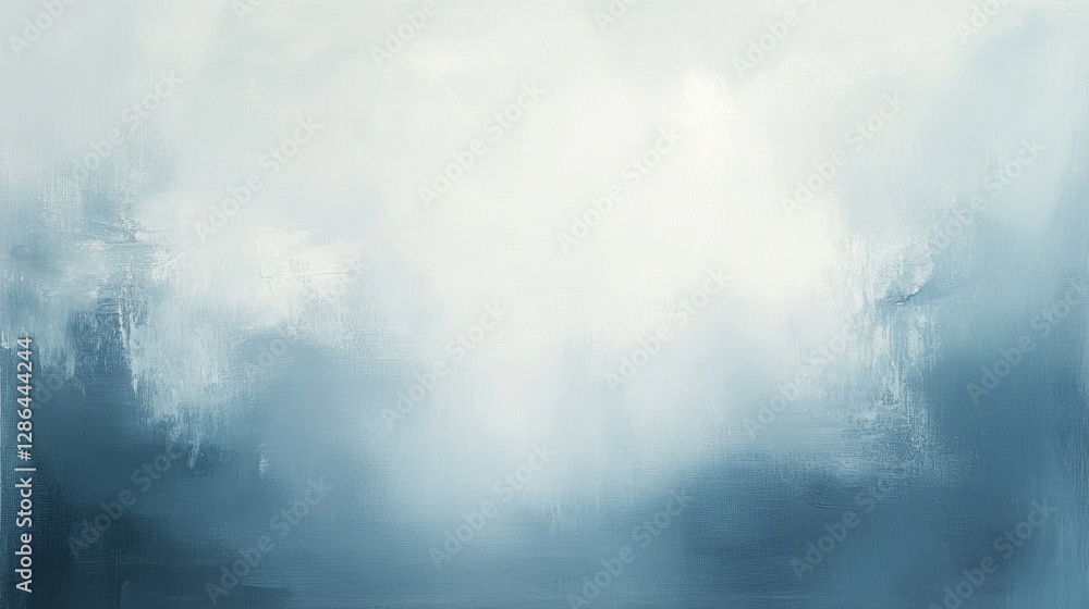 Calm blue abstract background with soft fog, clouds, and mist. Artistic gradient design for serene and tranquil visuals in digital or print media. Calm blue abstract background with soft fog, clouds, and mist. Artistic gradient design for serene and tranquil visuals in digital or print media.