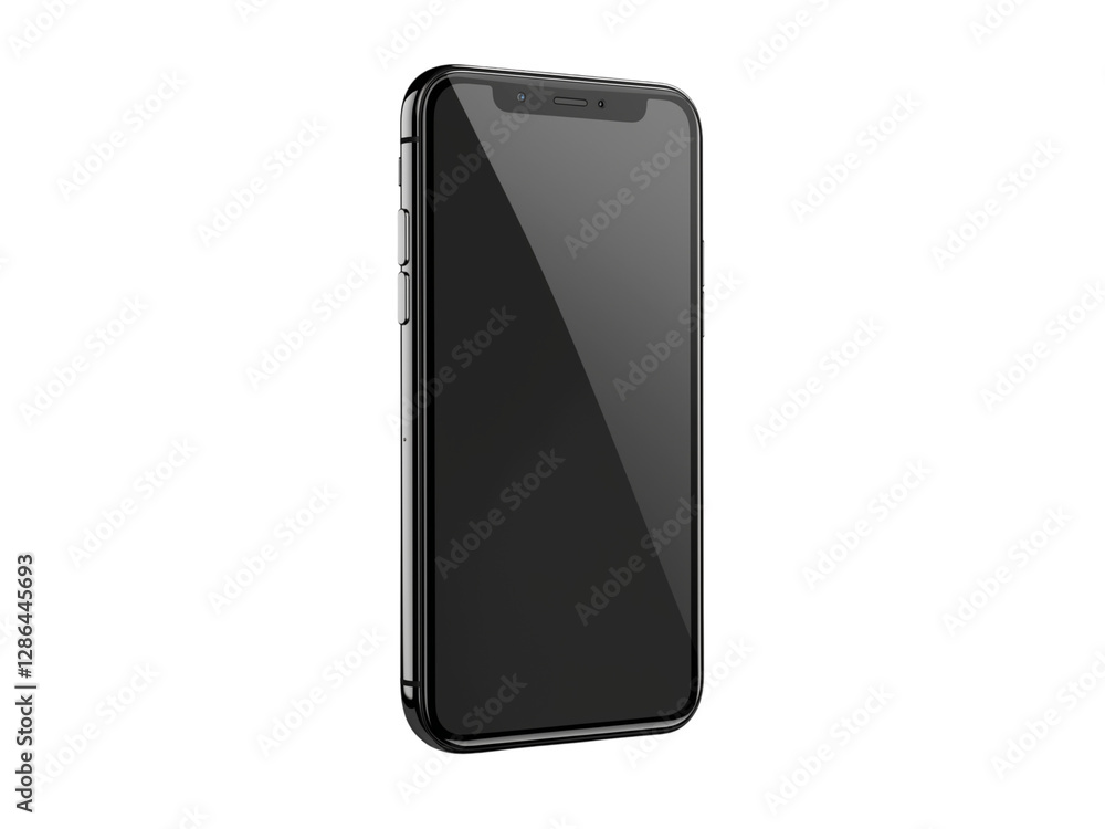 Empty smartphone screen Generative AI Empty smartphone screen Generative AI