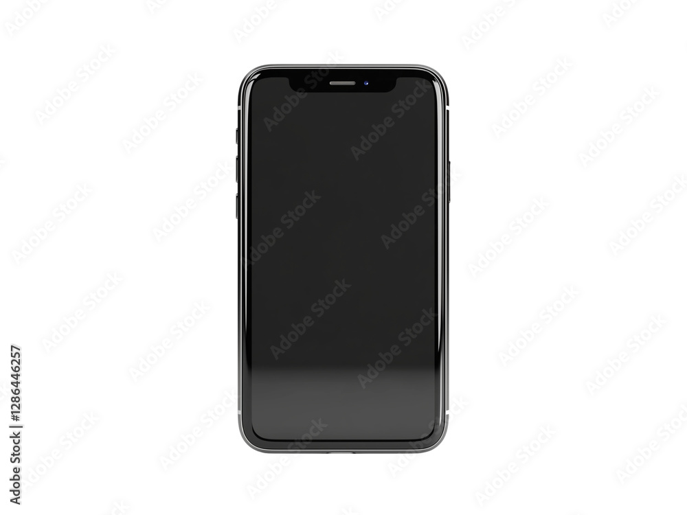 Empty smartphone screen Generative AI Empty smartphone screen Generative AI