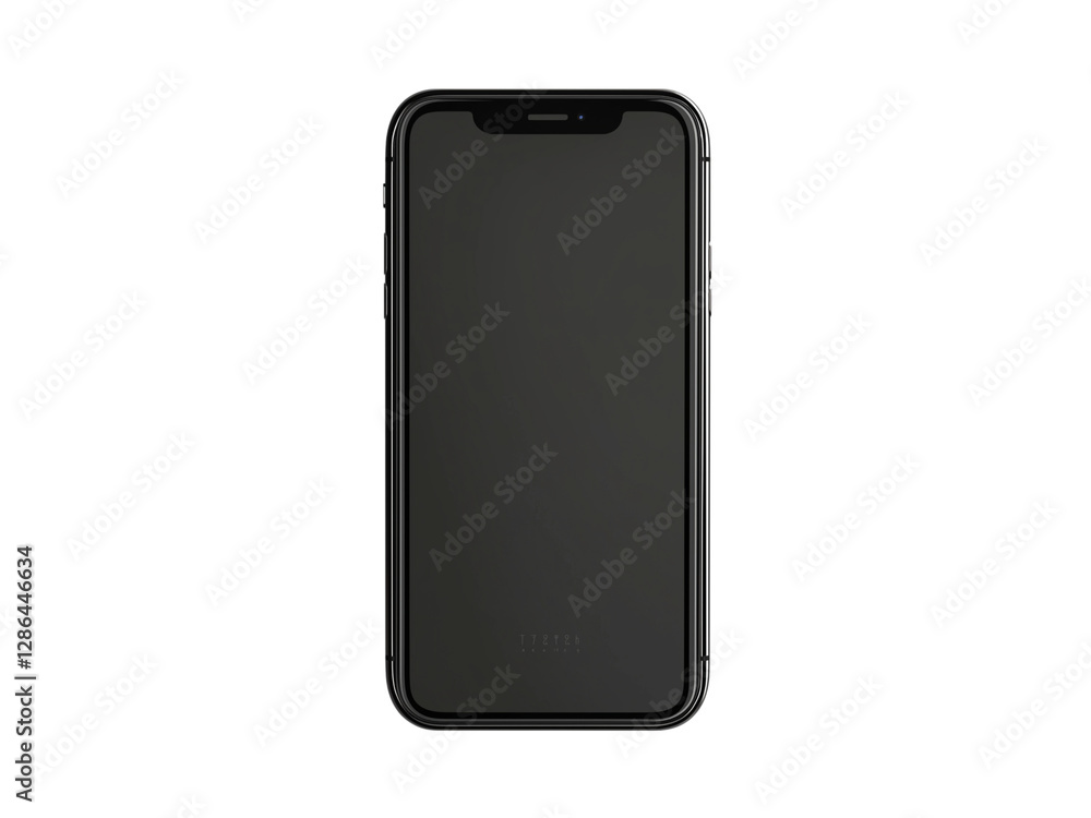 Empty smartphone screen Generative AI Empty smartphone screen Generative AI
