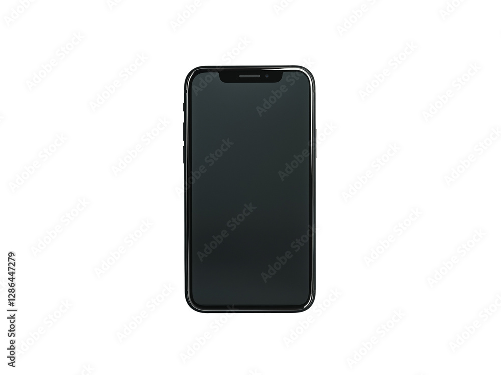 Empty smartphone screen Generative AI Empty smartphone screen Generative AI
