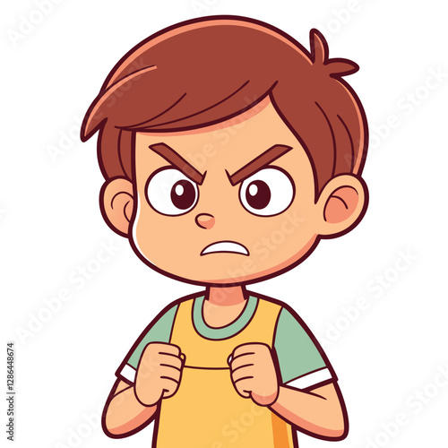 cute angry boy 