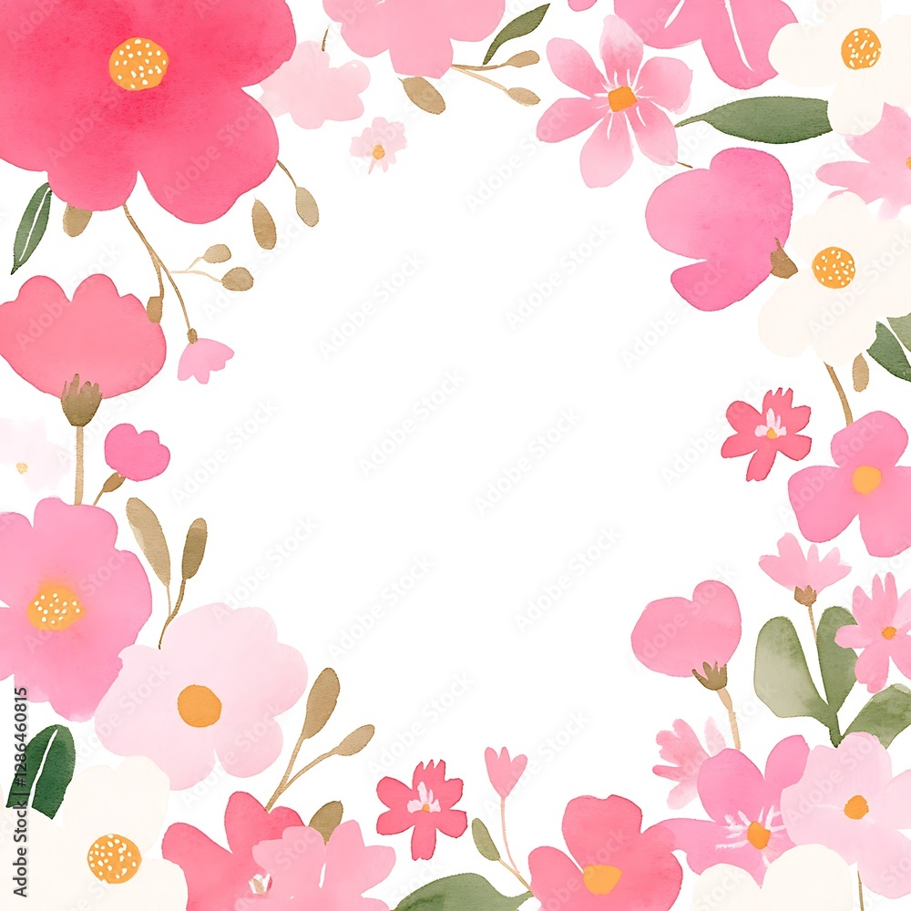 Beautiful Cherry Blossom Frame for Spring Celebration Beautiful Cherry Blossom Frame for Spring Celebration