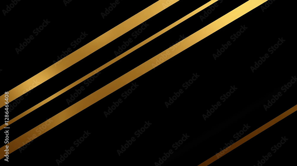 Elegant Gold and Black Diagonal Stripes Background Design. Modern, Luxury Elegant Gold and Black Diagonal Stripes Background Design. Modern, Luxury