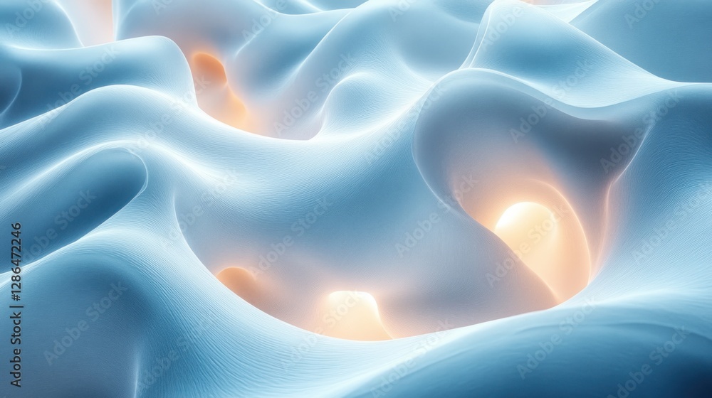 Obraz premium Abstract Fluid Flowing Design