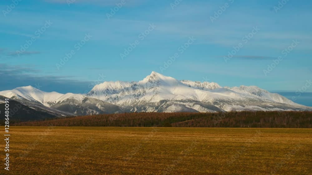 Winter Landscape of Krivan Mountain Winter Landscape of Krivan Mountain