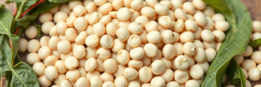 Fresh green soy beans with vibrant color, perfect for food and agriculture designs, raw, natural, fresh Fresh green soy beans with vibrant color, perfect for food and agriculture designs, raw, natural, fresh