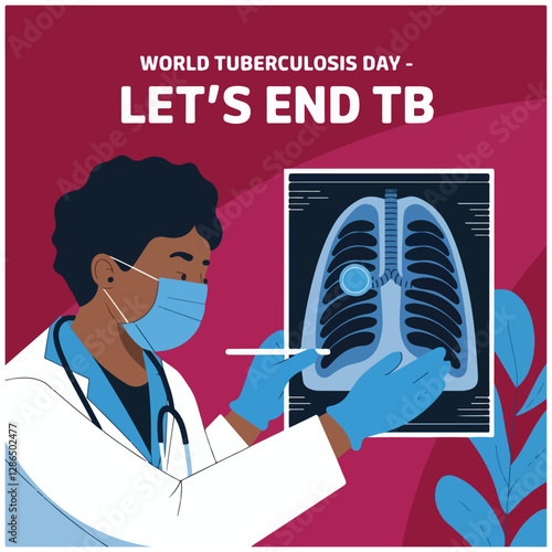 World Tuberculosis Day  flyer poster image  17.eps