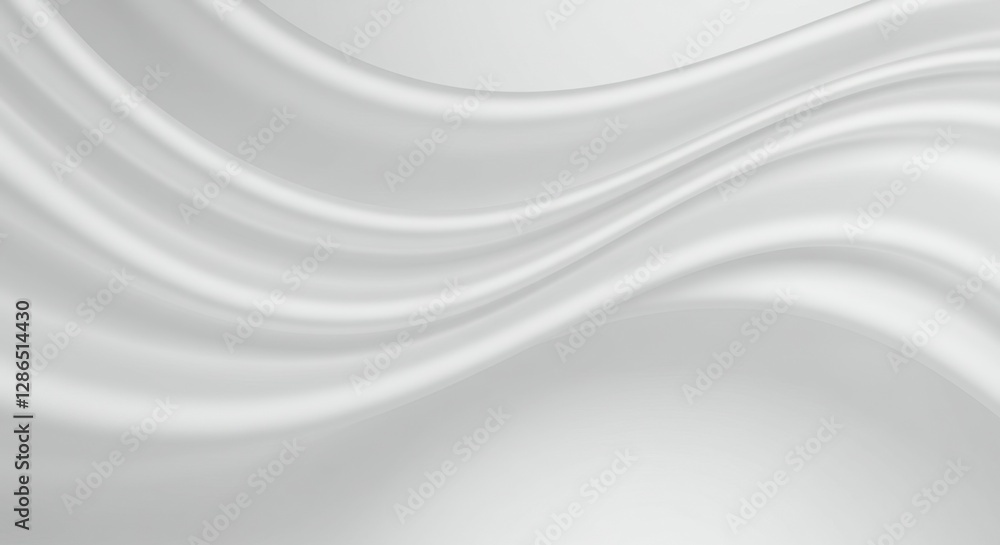 Smooth white fabric, flowing textile, gentle folds, soft waves, minimalist background, clean aesthetic, silky texture, abstract drapery, monochromatic, light and shadow play, elegant simplicity, subtl Smooth white fabric, flowing textile, gentle folds, soft waves, minimalist background, clean aesthetic, silky texture, abstract drapery, monochromatic, light and shadow play, elegant simplicity, subtl