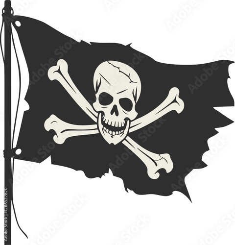 Creative design of pirate symbol