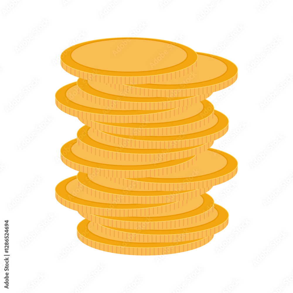 Stacked Coins Icon Stacked Coins Icon