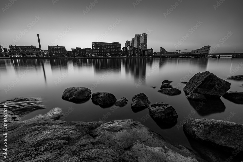 Helsinki city skyline