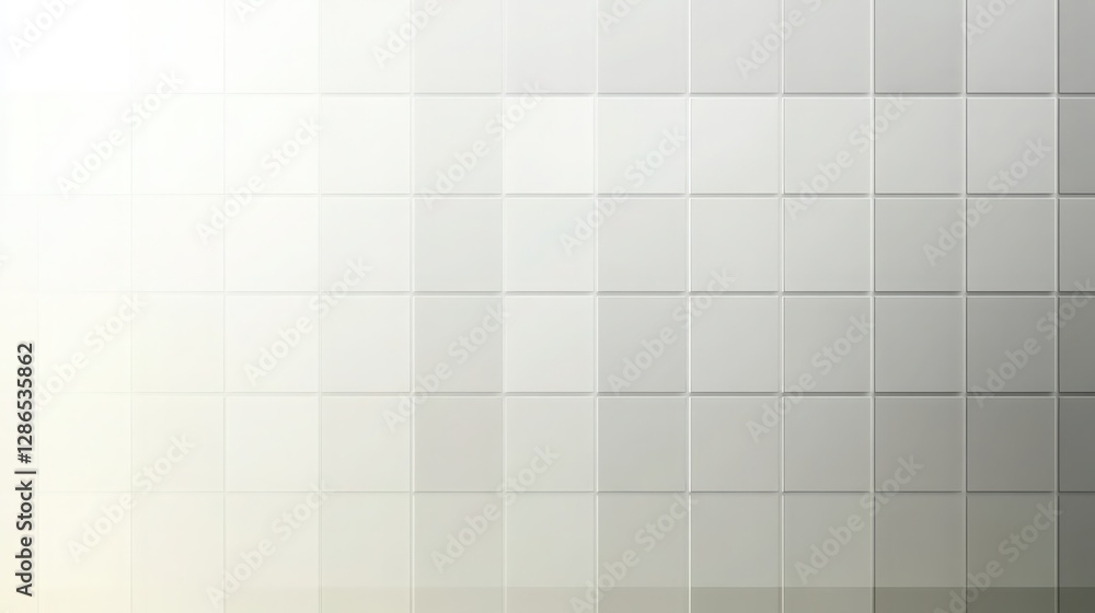 Elegant Square Tile Texture with Gradient Light and Subtle Shadowing Elegant Square Tile Texture with Gradient Light and Subtle Shadowing
