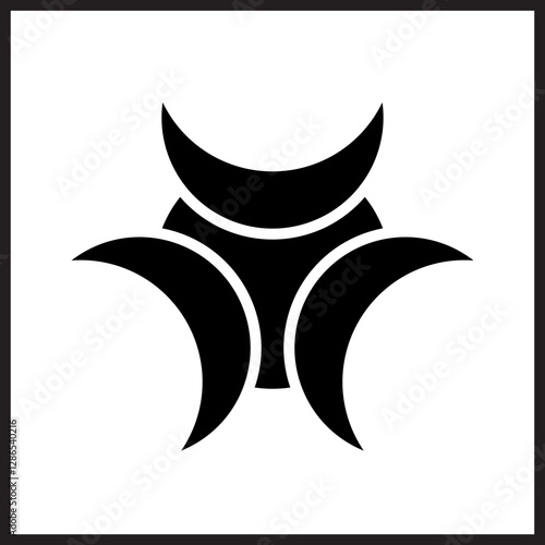 Biohazard Symbol Icon Design
