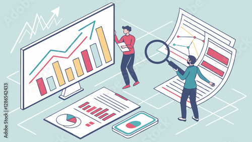 Statistical Data Analysis – Business Growth Charts and Reporting