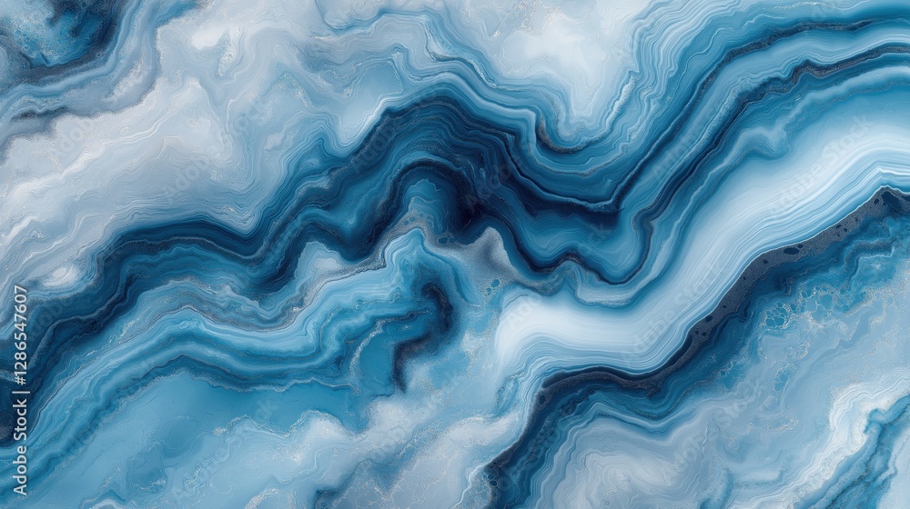 Smooth blue and gray fluid abstract texture with organic flowing patterns Smooth blue and gray fluid abstract texture with organic flowing patterns