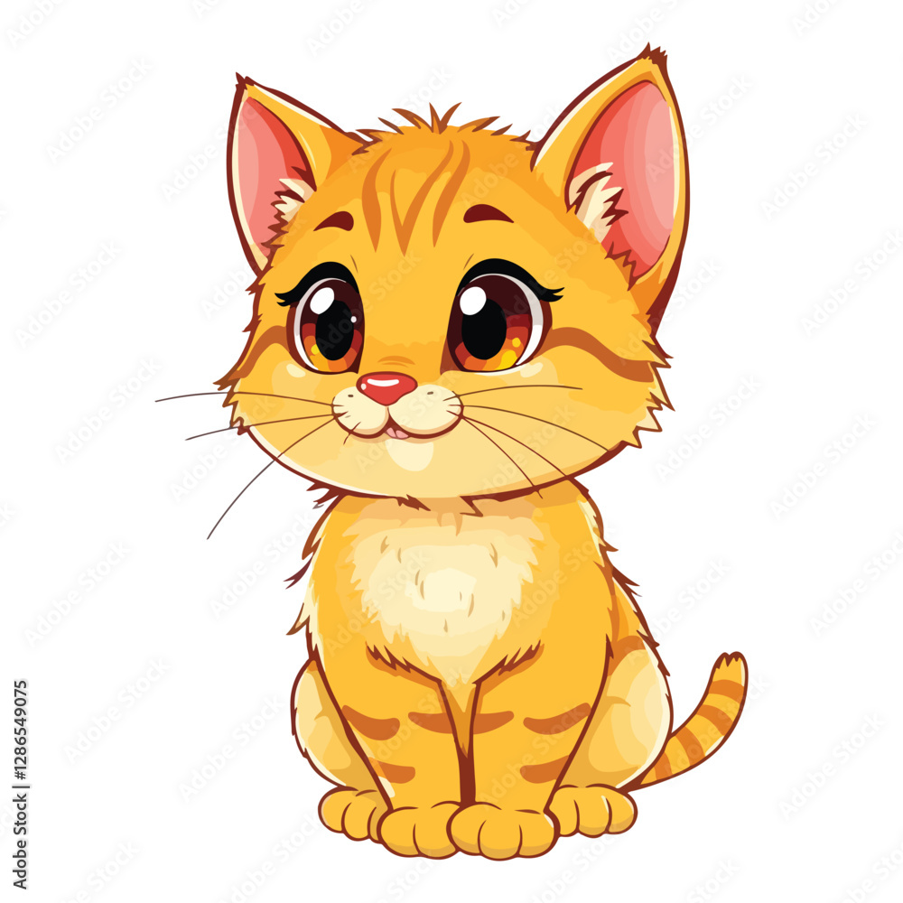 Obraz premium cute cat vector 
