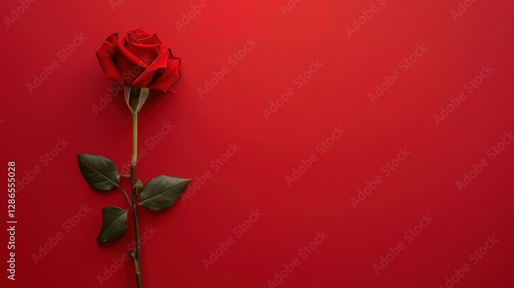 Fototapeta premium The Fiery Emotions, Religious Symbolism and In-depth Cultural Analysis under the Rose-red Background of Good Friday