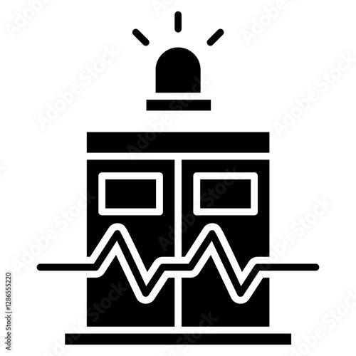 Emergency Room Glyph Icon
